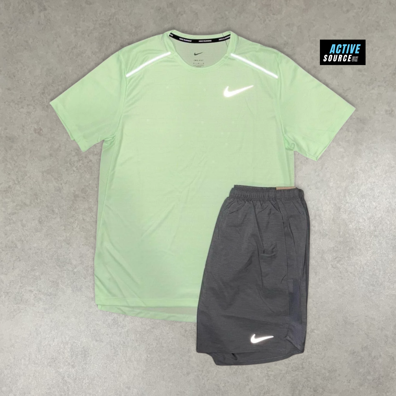 Nike Miler 1.0 Set "Vapour Green/Grey"