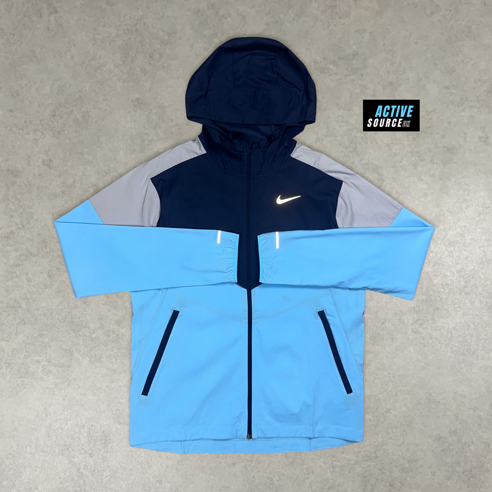 Nike Windruner 2 Piece Set "Aqua Blue/Navy"