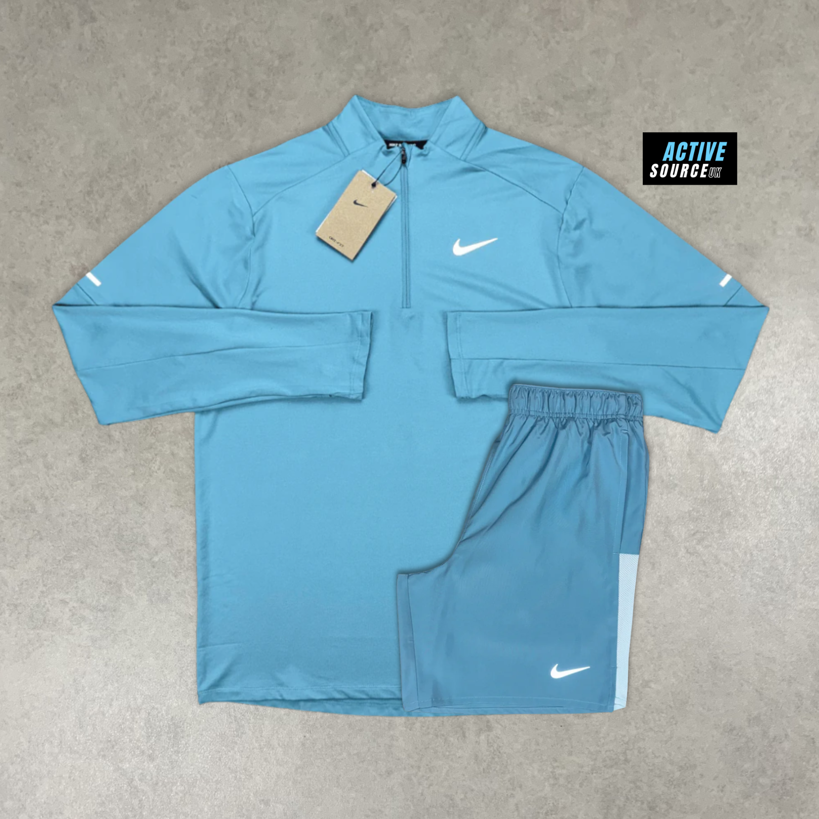 Nike Element 1/4 Zip Set "Demin Turquoise"