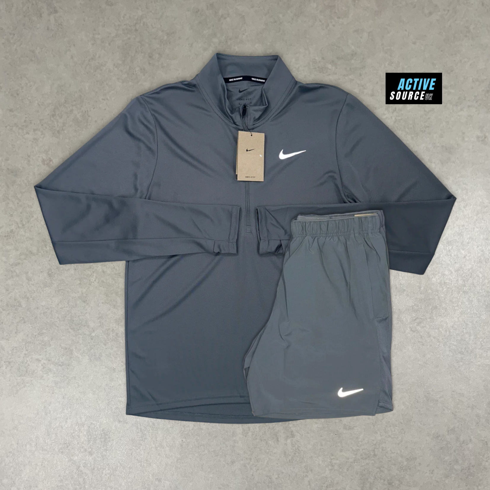 Nike Pacer 1/2 Zip Set "Smoke Grey"