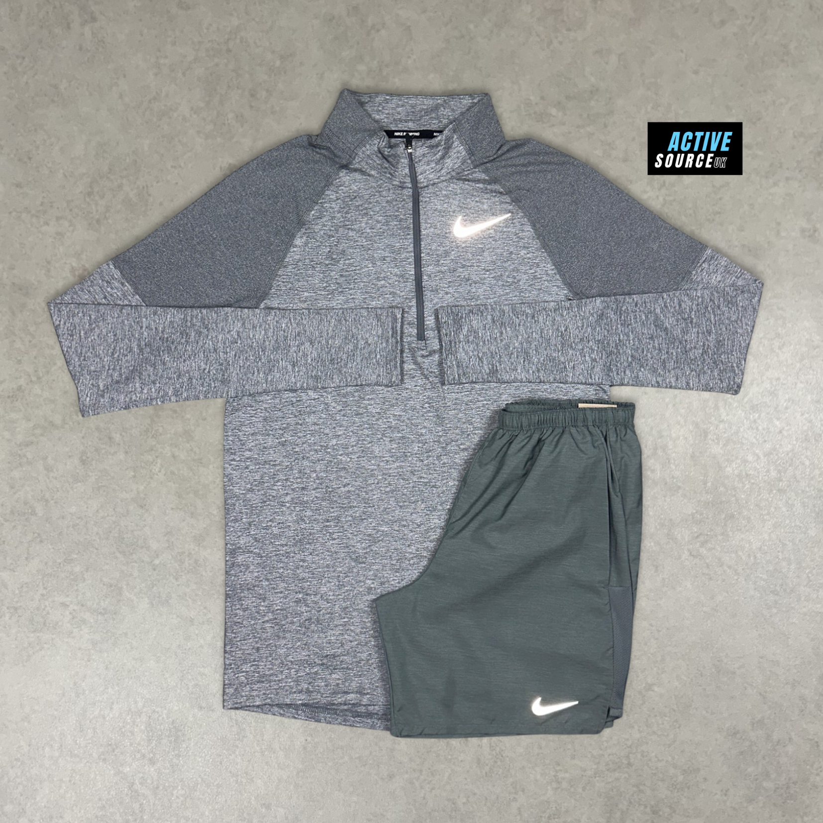 Nike Element 1/4 Zip Set "Smoke Grey"