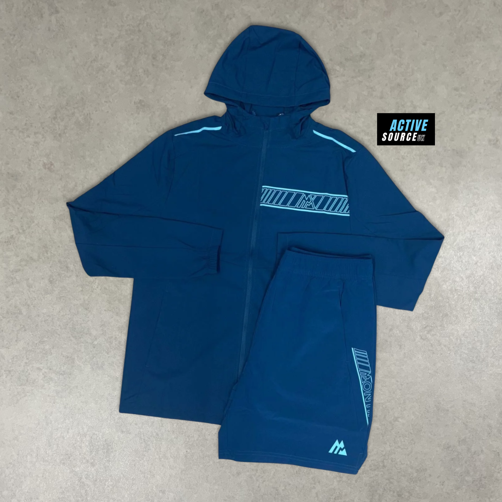 Montirex Beta Jacket 2 Piece Set "Navy/Neon Sky"