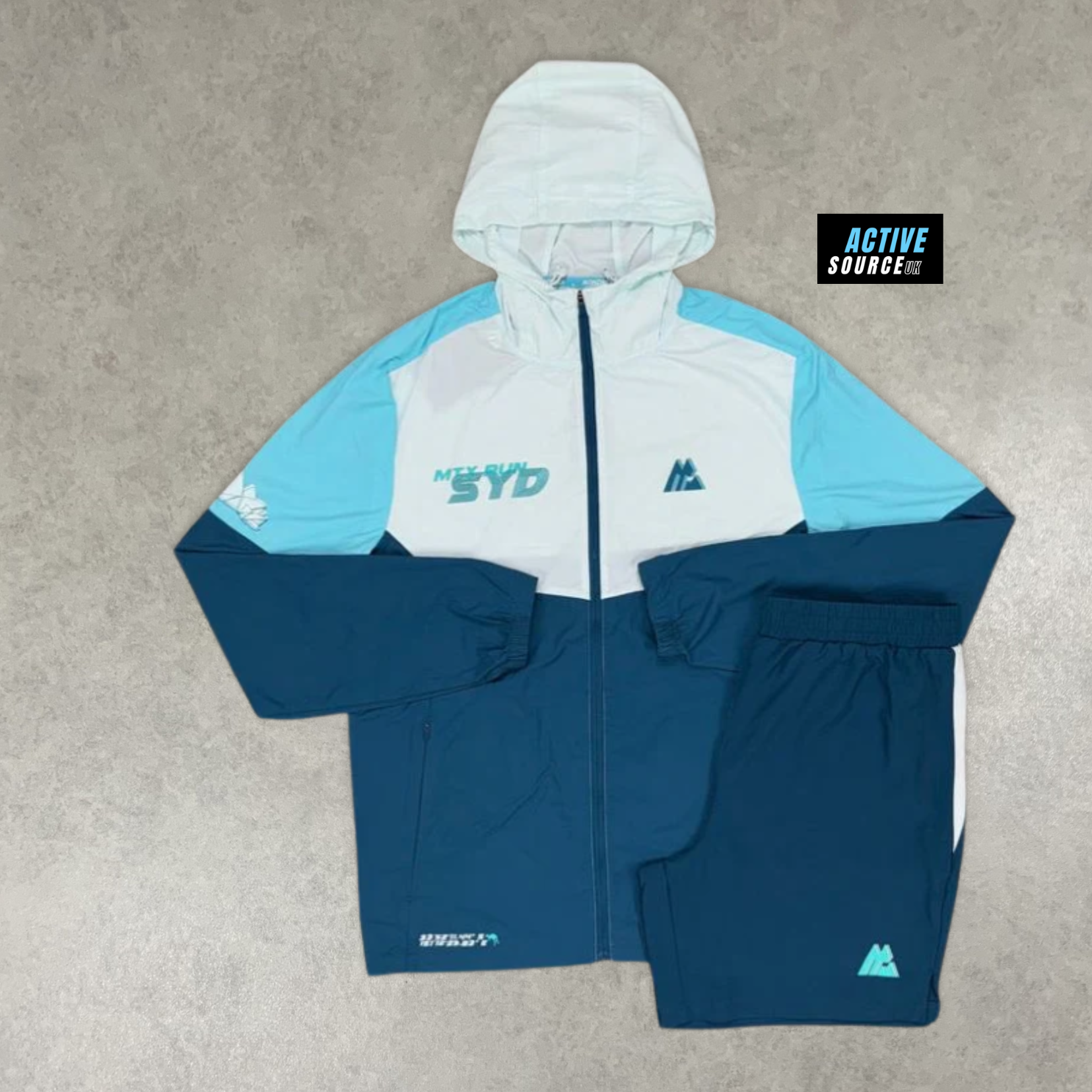 Montirex Mission Jacket & Shorts Set "Arctic Ice/Deep Teal/Sky Blue"