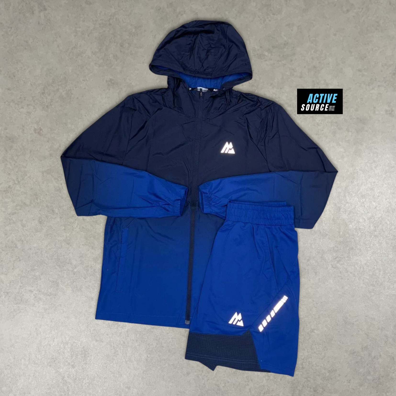 Montirex Fade Jacket & Shorts "Navy/Royal Blue"