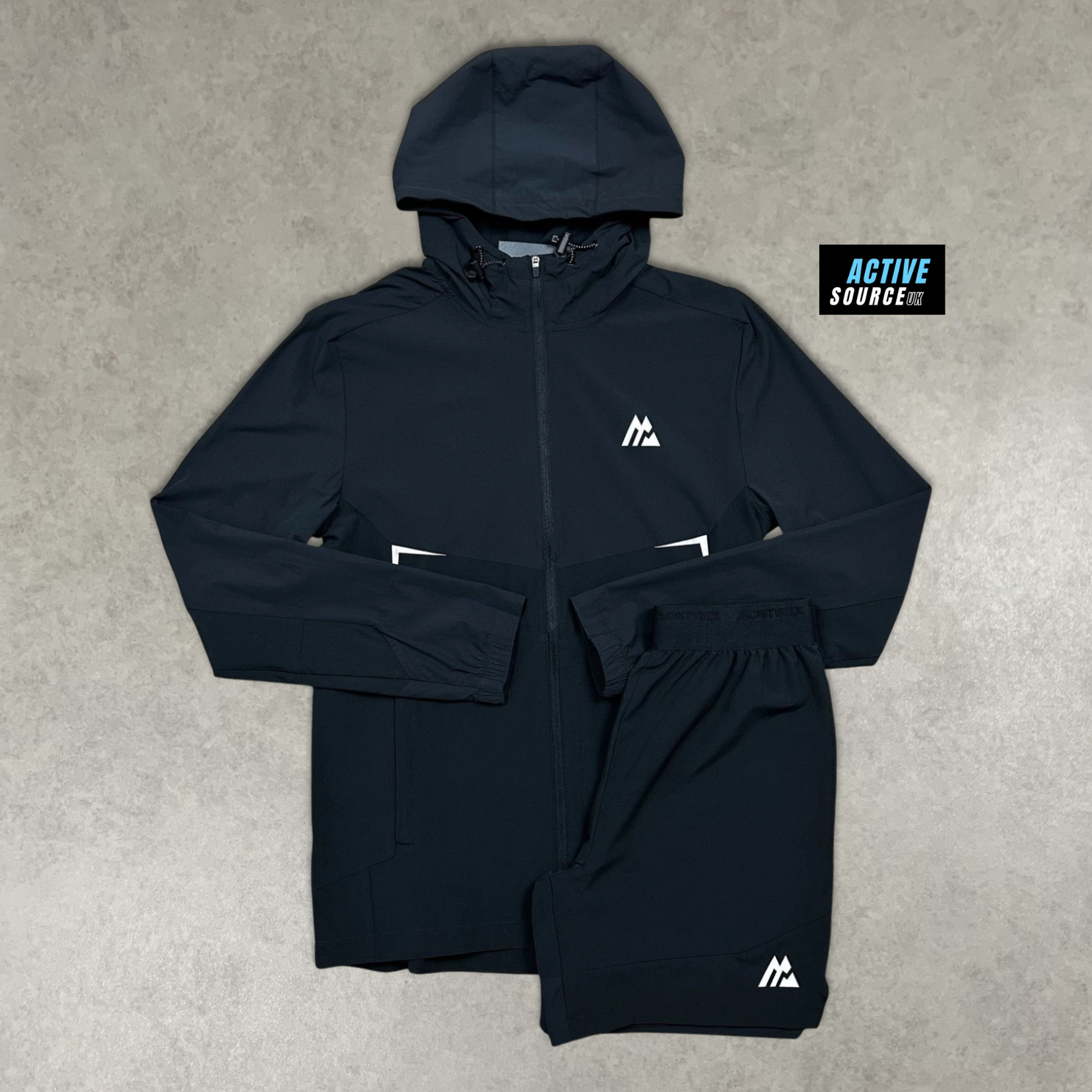 Montirex Surge Jacket & Shorts Set "Black"