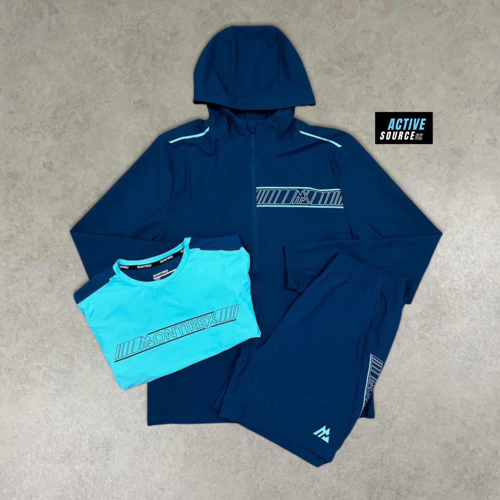 Montirex Beta 3 Piece Set "Abyssal Blue/Neon Sky"