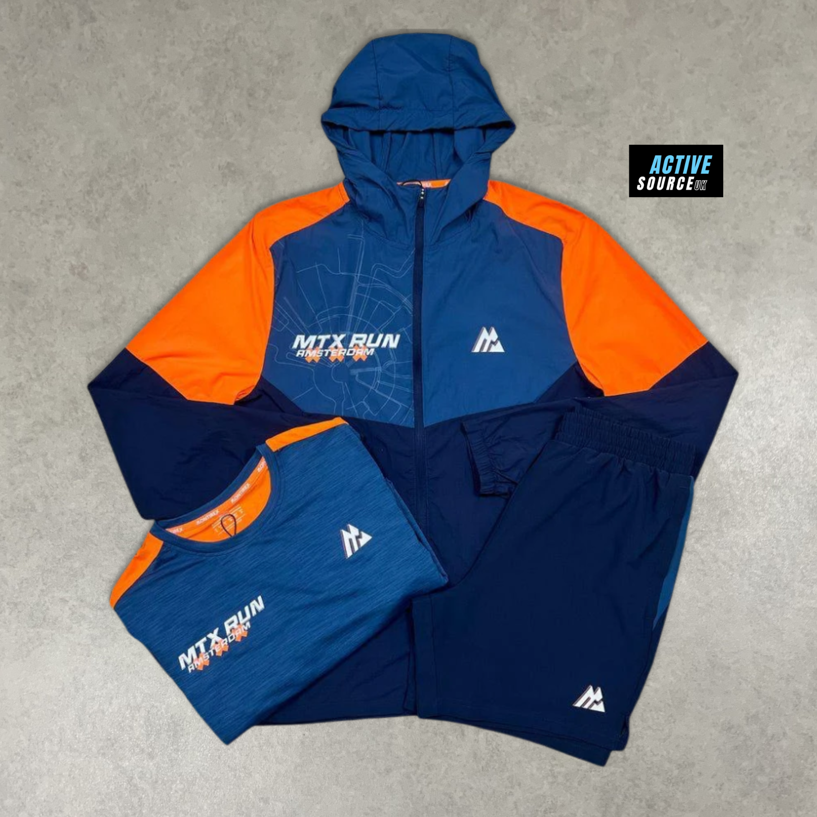 Montirex MTX Run City Amsterdam 3 Piece Set "Midnight Blue/Fiery Orange"