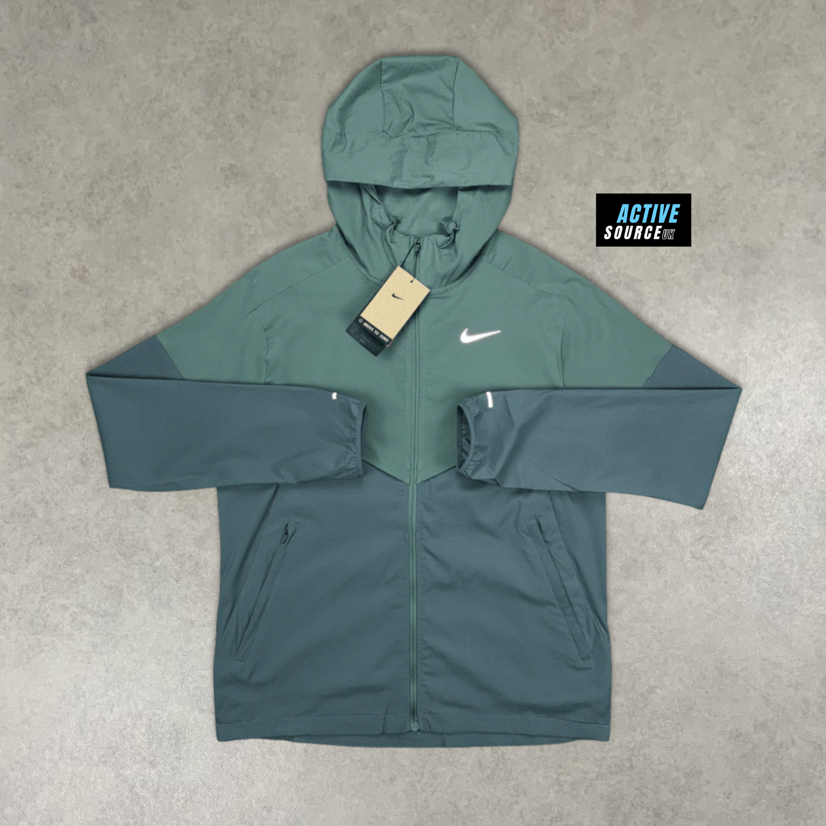 Nike Windrunner Jacket & Shorts Set "Clay Green/Grey"