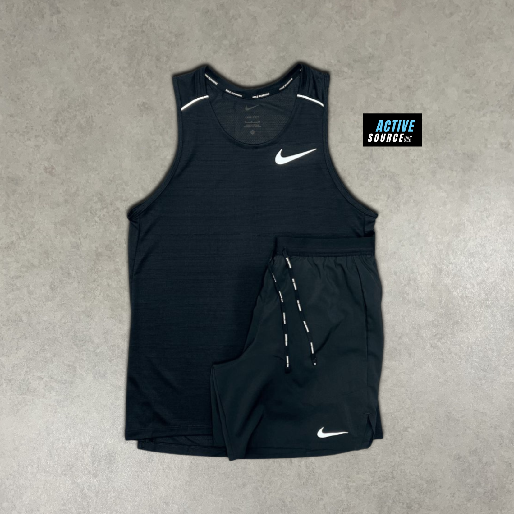 Nike Miller 1.0 Vest Set "Double Black"