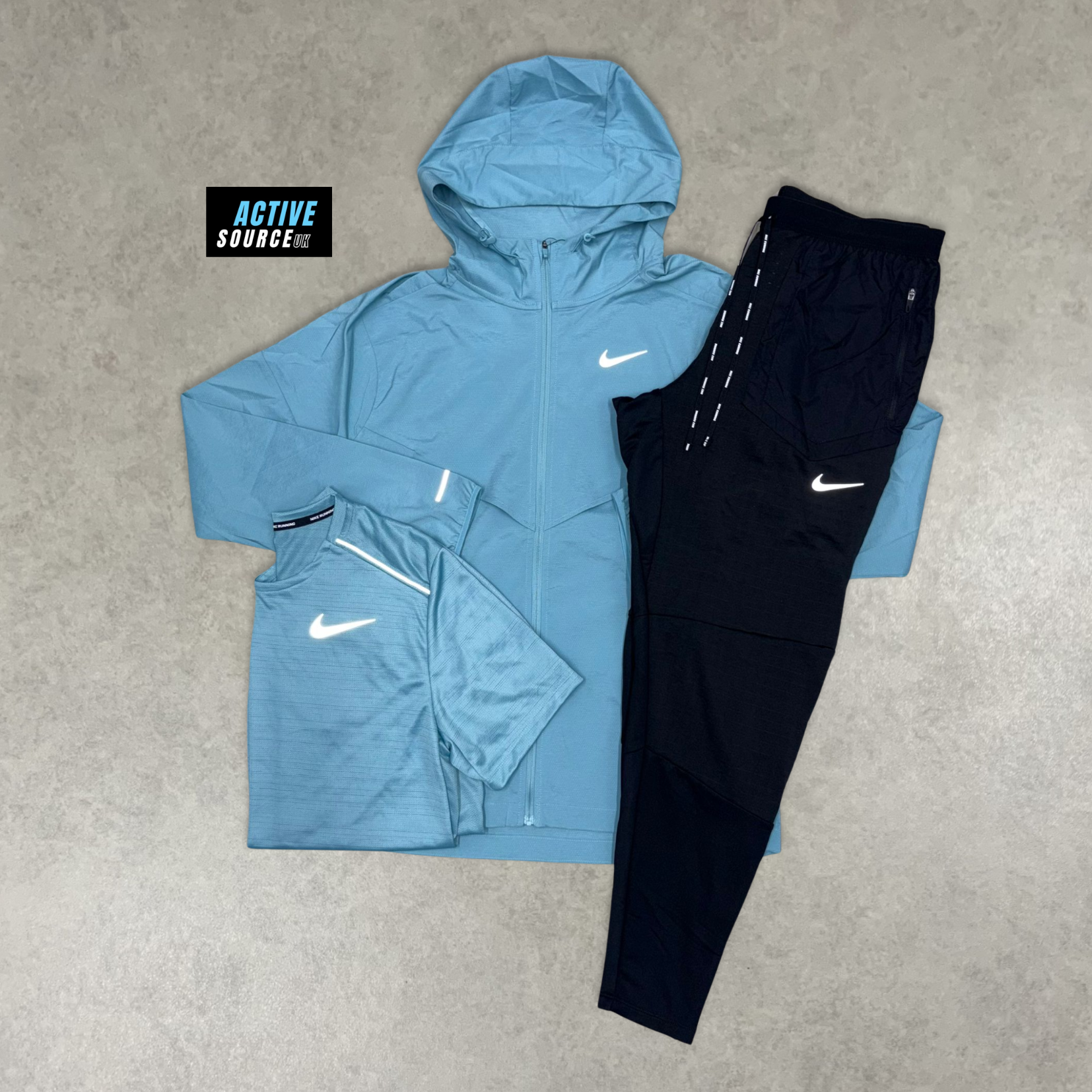 Nike 3 Piece Tracksuit "Demin Turquoise/Black"