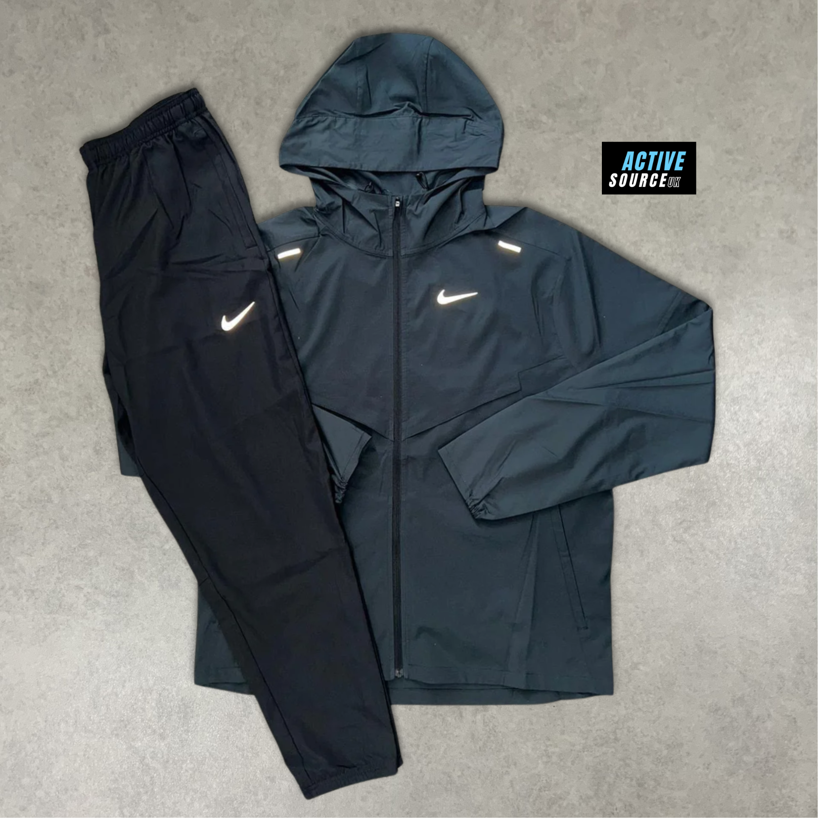 Nike UV Windrunner Tracksuit "Double Black"