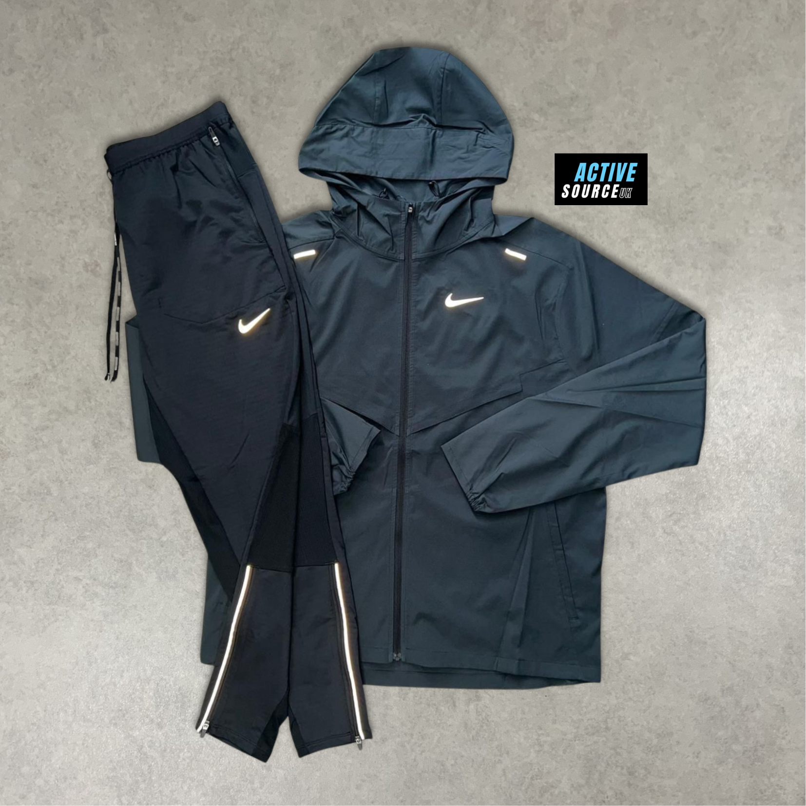 Nike UV Windrunner Tracksuit "Double Black"