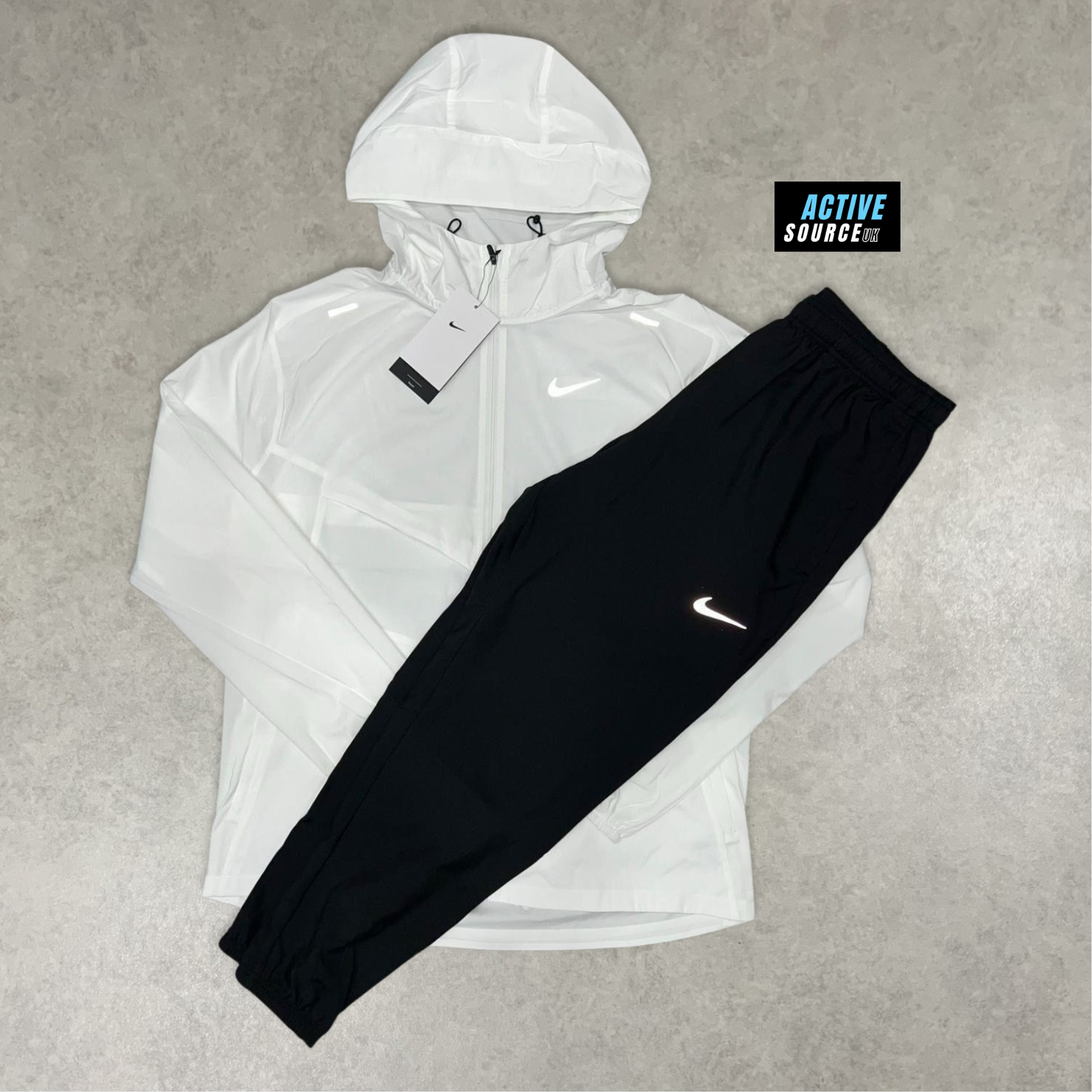 Nike UV Windrunner Tracksuit "Ice White/Black"