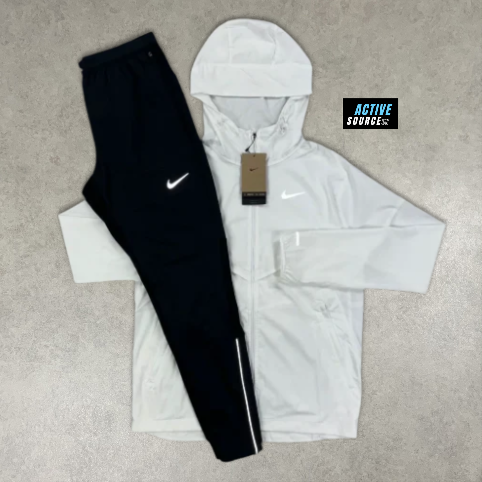 Nike UV Windrunner Tracksuit "Ice White/Black"