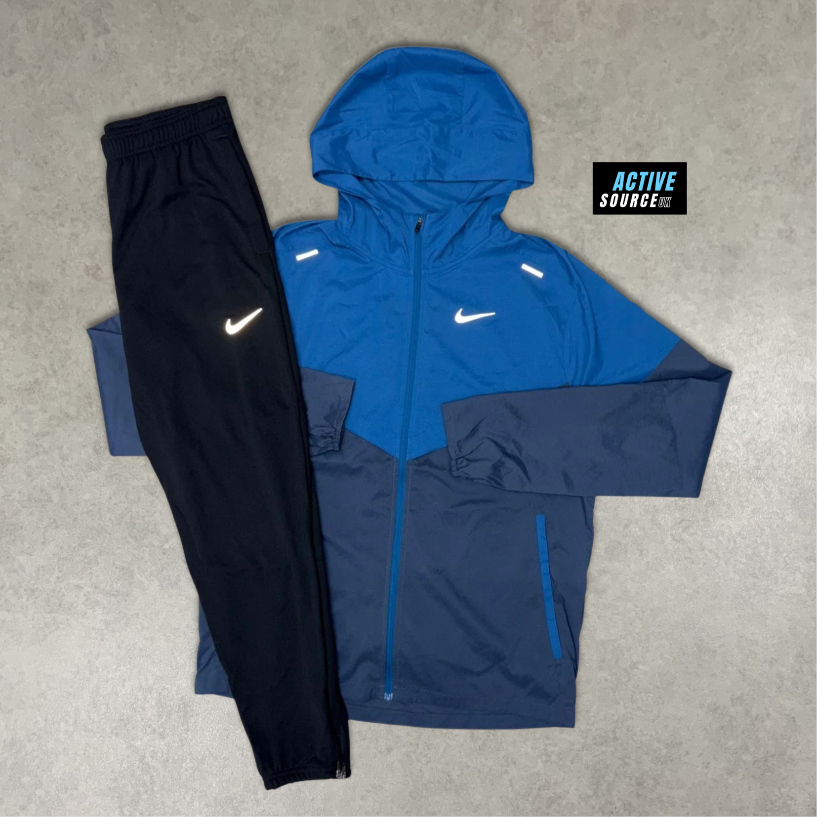 Nike UV Windrunner Tracksuit "Royal Blue/Black"