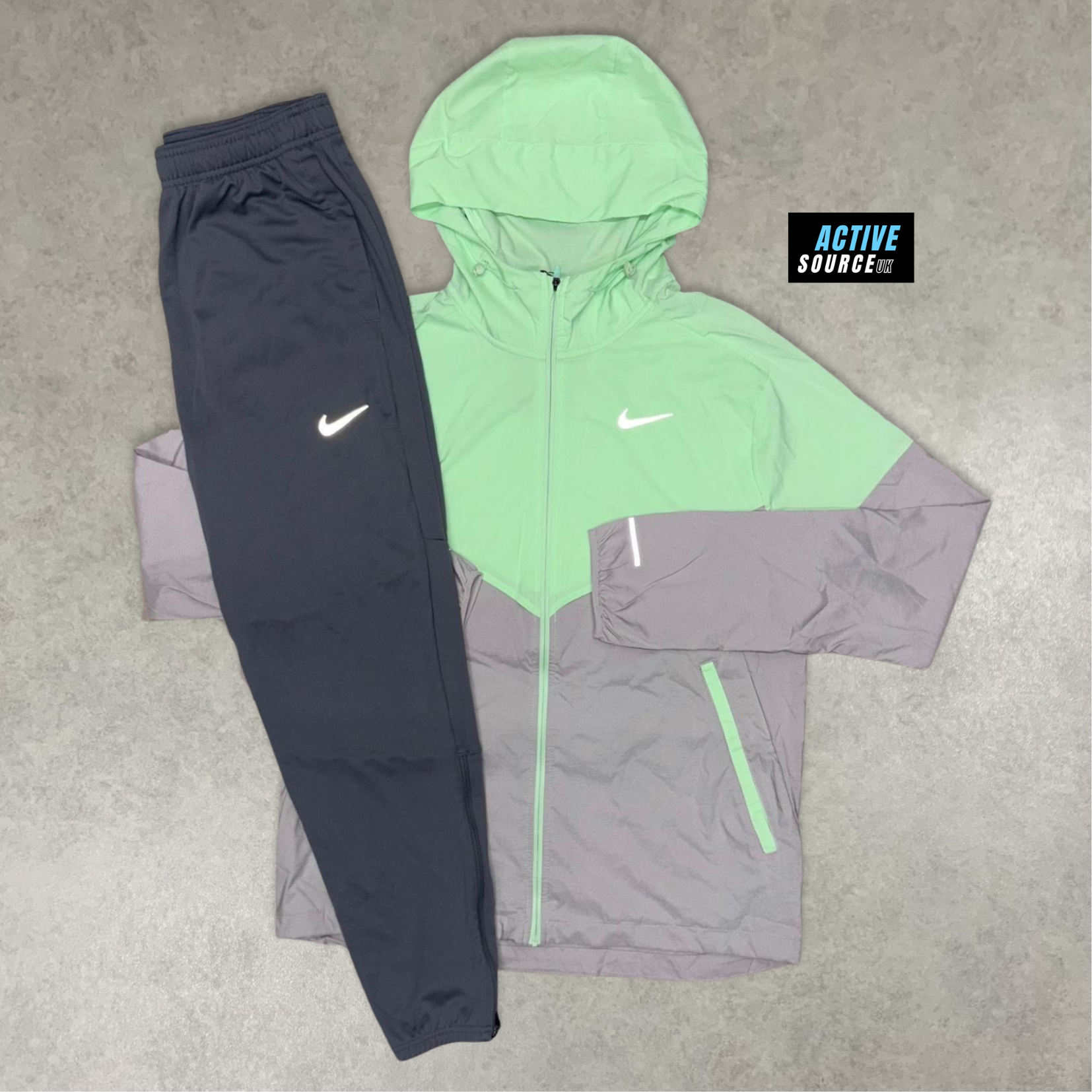 Nike UV Windrunner Tracksuit "Vapour Green/Grey"