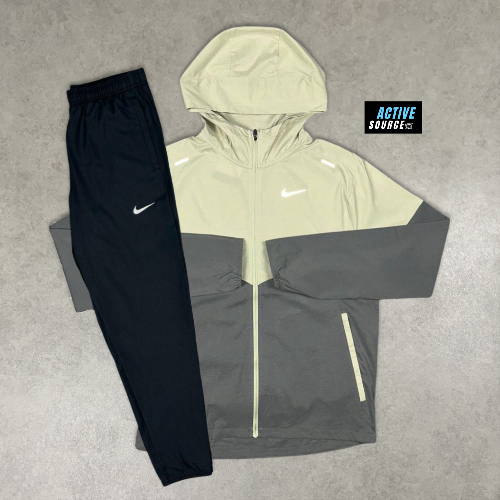 Nike UV Windrunner Tracksuit "Olive Aura/Black"