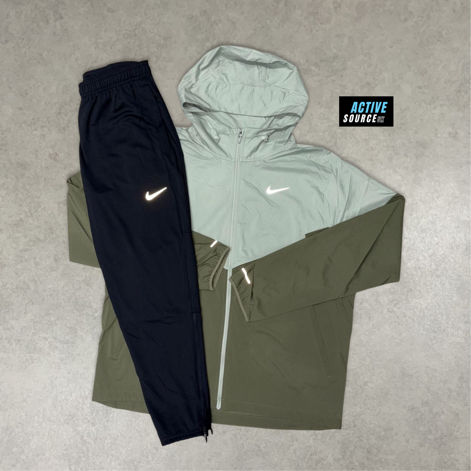 Nike UV Windrunner Tracksuit "Jade Green/Black"