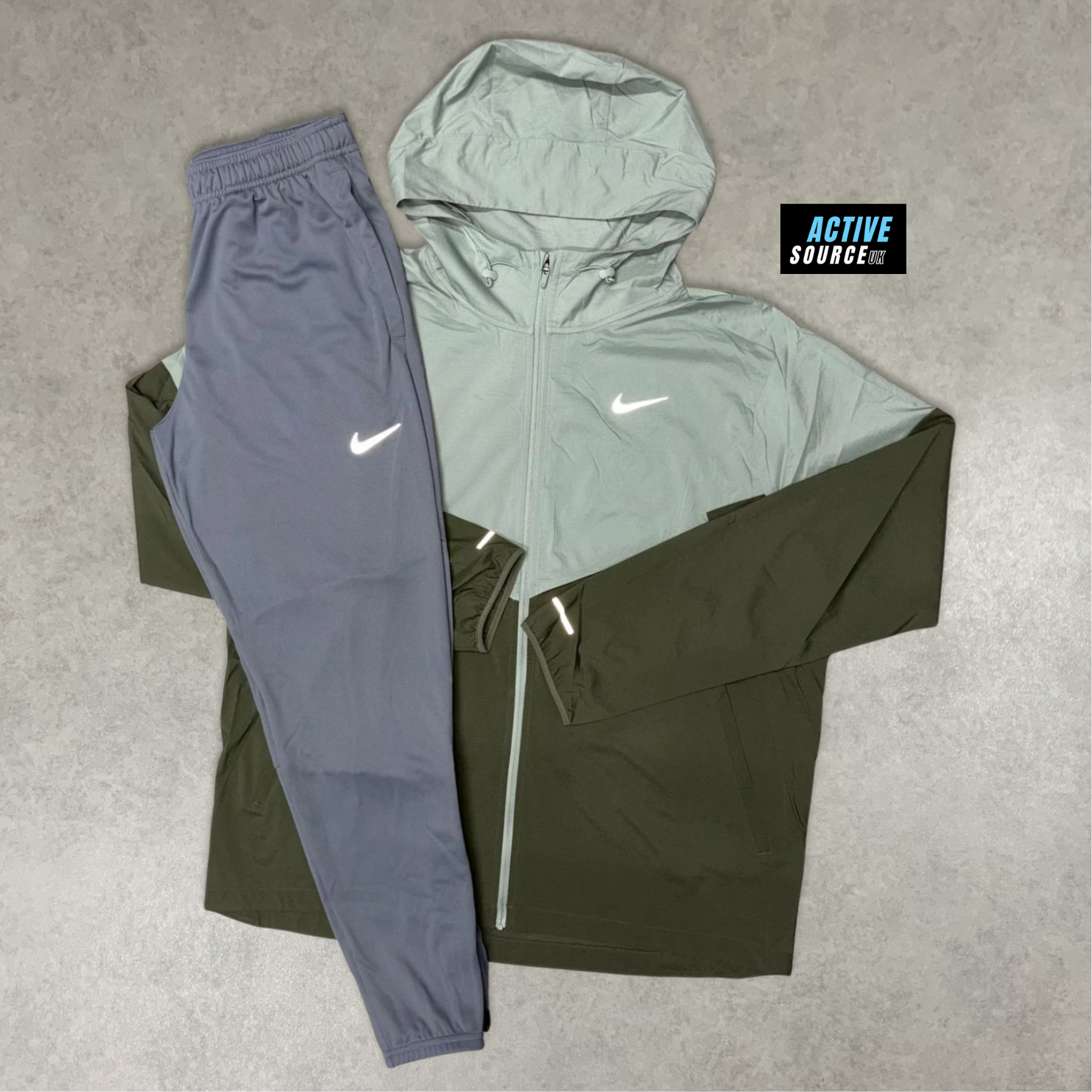 Nike UV Windrunner Tracksuit "Jade Green/Grey"