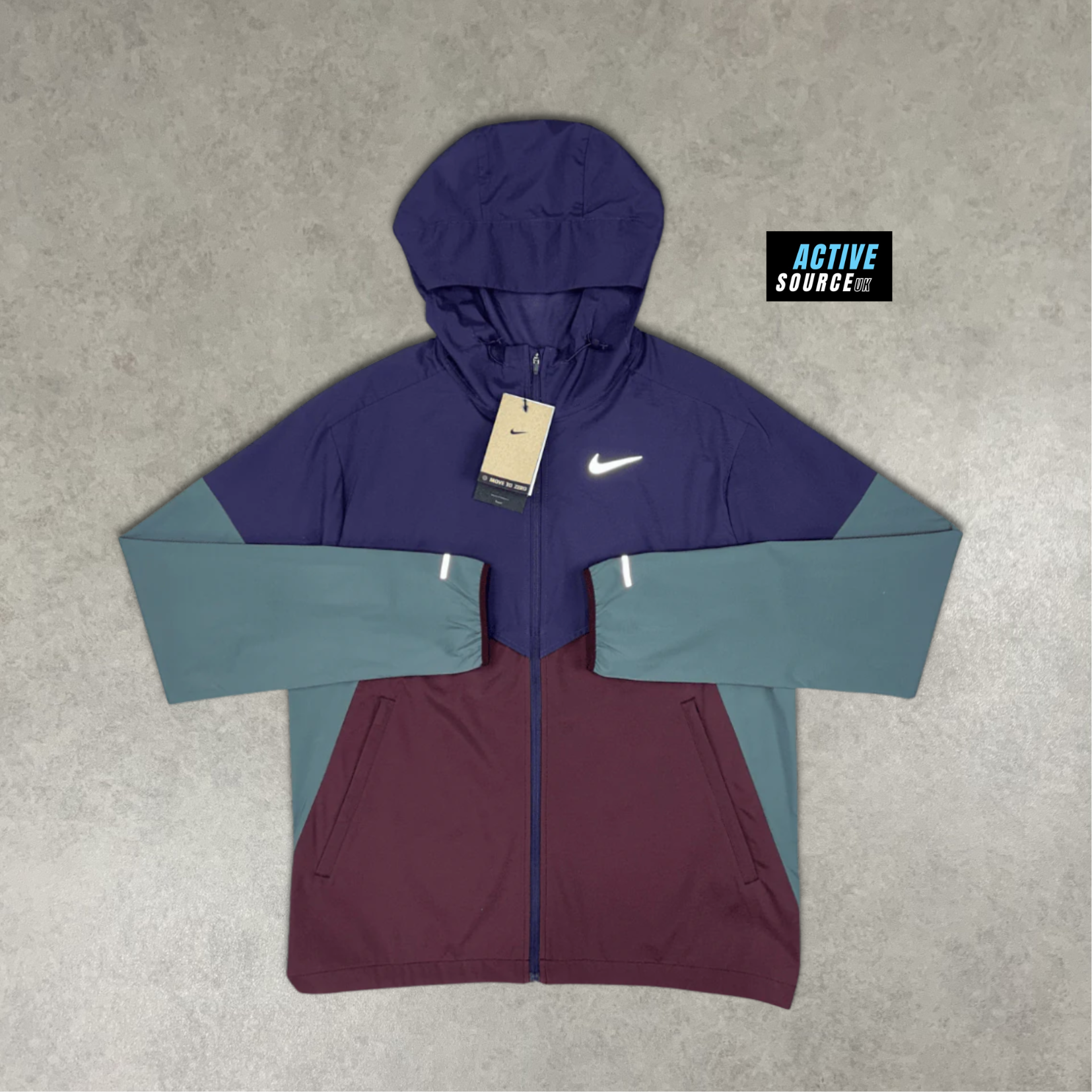 Nike UV Windrunner 3 Piece Set "Burgundy Crush/Maroon/Grey"