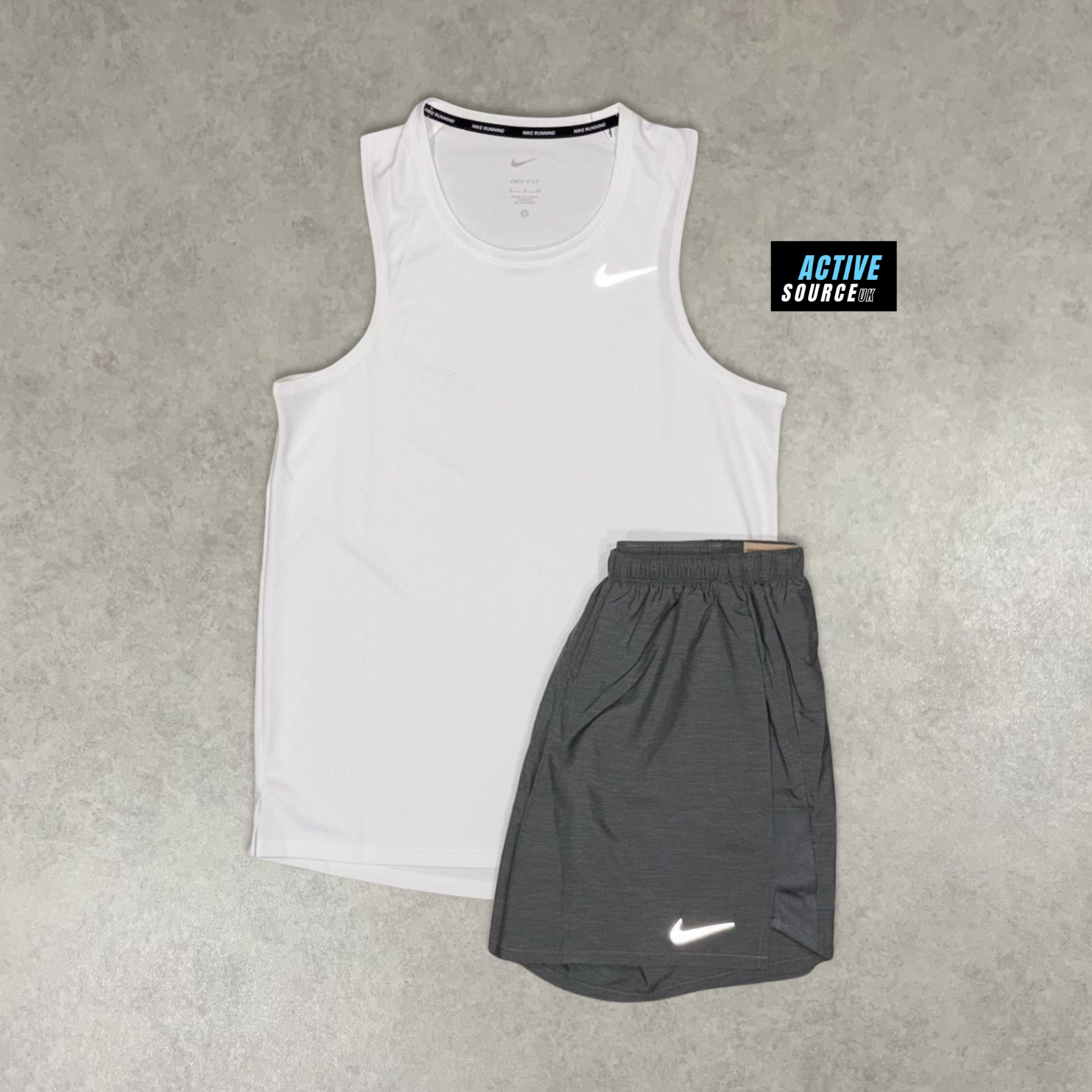 Nike Miller Vest Set "Ice White/Grey"