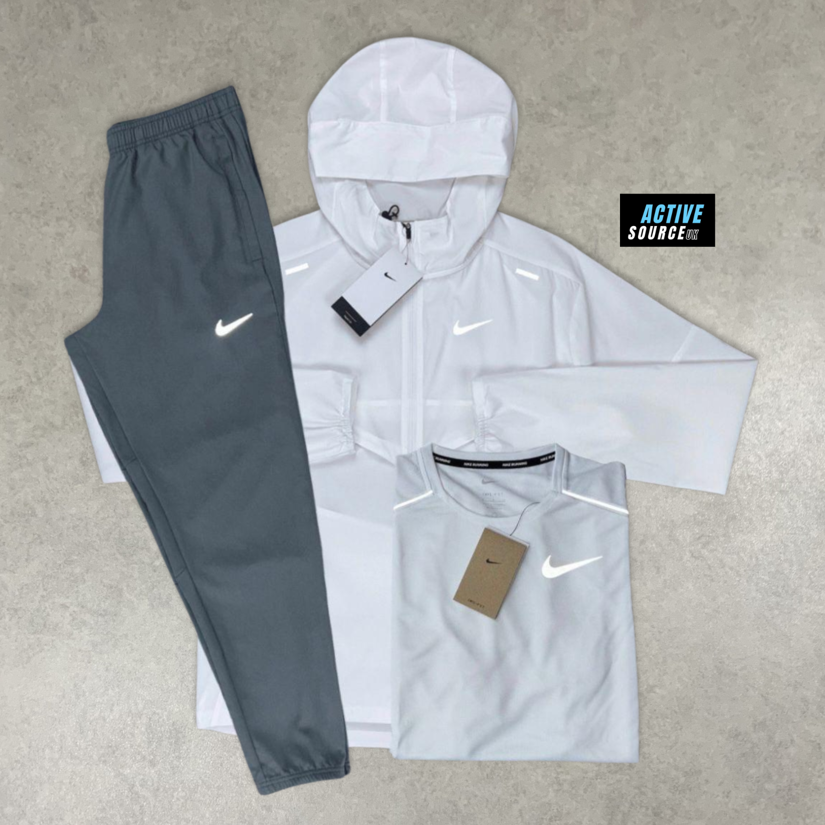 Nike Windrunner 3 Piece Tracksuit "Ice White/Grey"