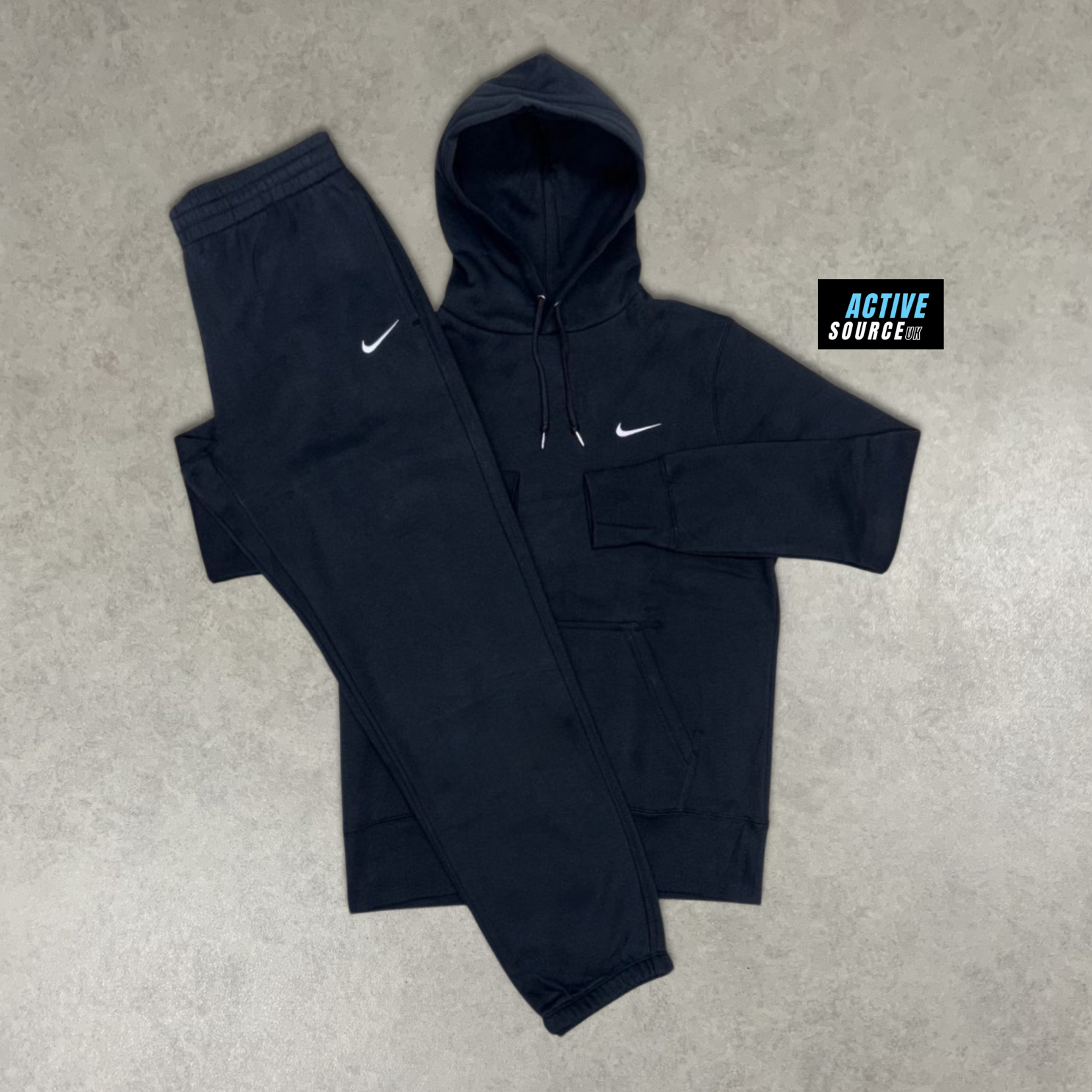 Nike Club Fleece Tracksuit "Black"