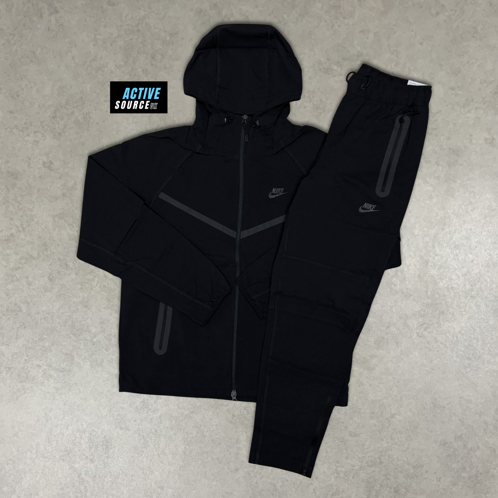 Nike Tech Fleece Tracksuit "Double Black"