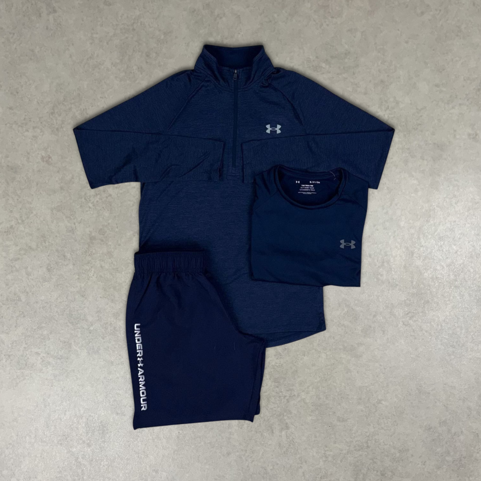 Under Armour Tech 2.0 3 Piece Set "Navy Blue"