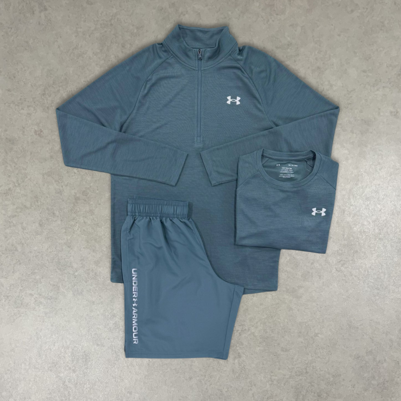 Under Armour Tech 3 Piece Set "Jasper Blue"