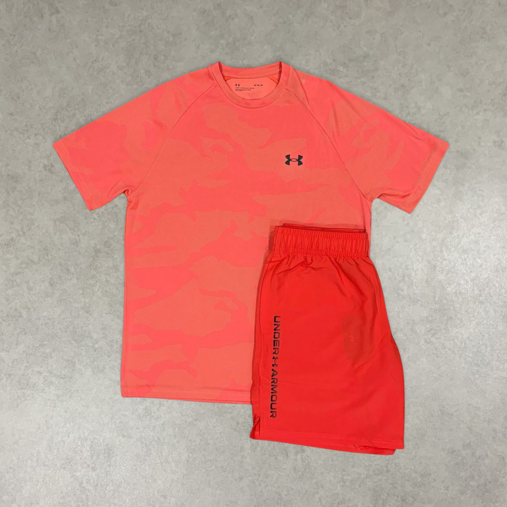 Under Armour Tech Camo Set "Bright Coral"