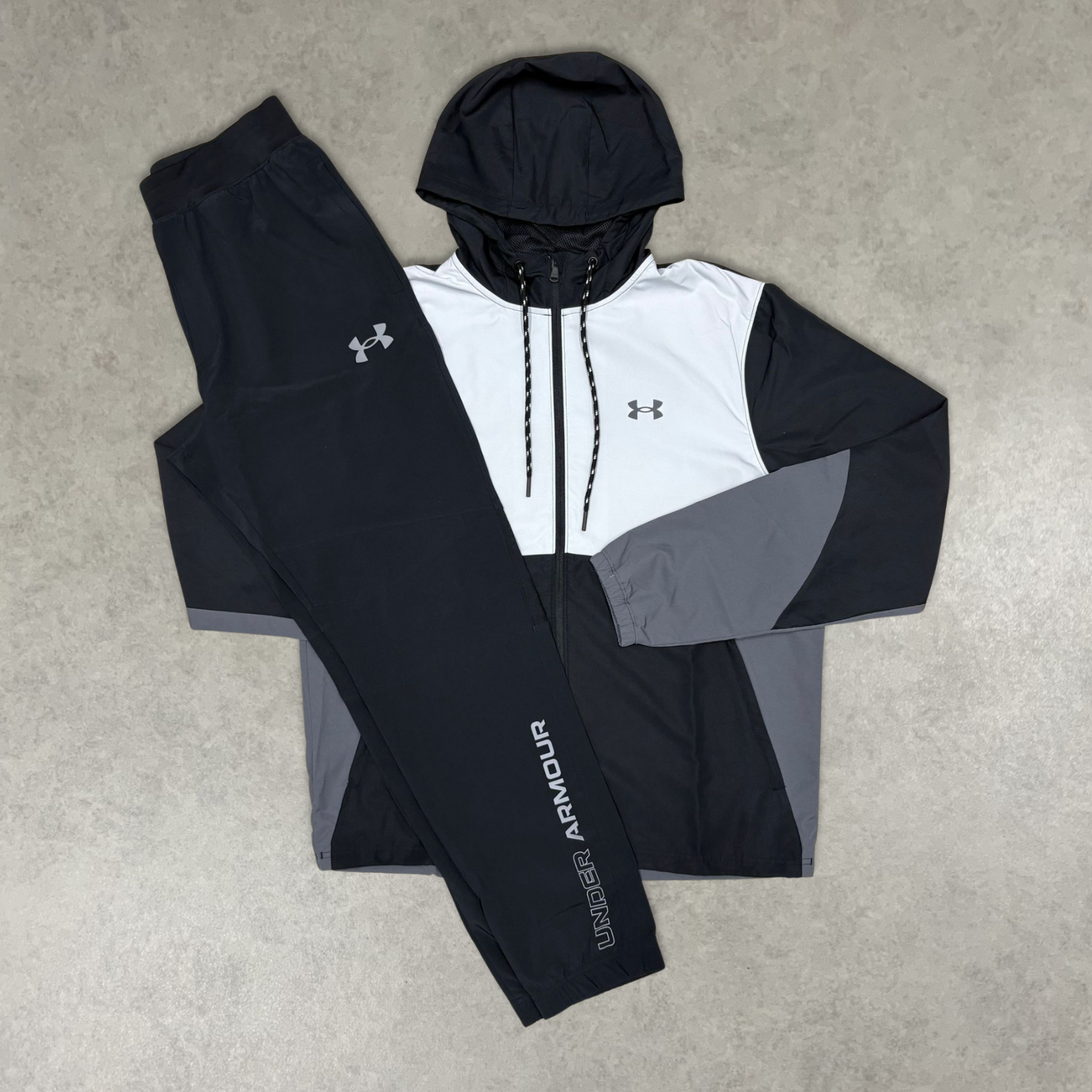 Under Armour Legacy Windbreaker Tracksuit "Black/White"