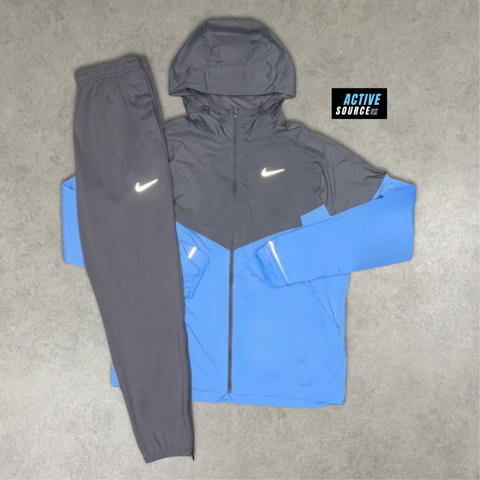 Nike UV Windrunner Tracksuit "University Blue/Grey"